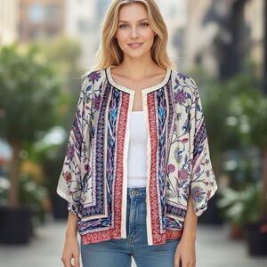 Monsoon | Pedra Kimono Jacket - Floral - Boho Chic - NWT